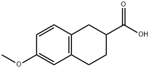 6-METHOXY-1,2,3,4-TETRAHYDRO-NAPHTHALENE-2-CARBOXYLIC ACID Struktur