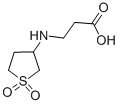 3-(2-CARBOXYETHYL)-AMINOTETRAHYDROTHIOPHENE, 1,1-DIOXIDE Struktur