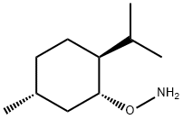 Hydroxylamine, O-[(1R,2S,5R)-5-methyl-2-(1-methylethyl)cyclohexyl]- (9CI) Struktur