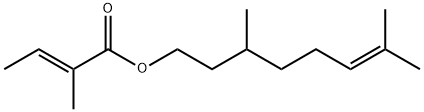 Citronellyl tiglate Struktur