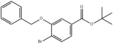 TERT-BUTYL 3-BENZYLOXY-4-BROMOBENZOATE Struktur