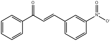 3-Nitro-trans-chalcone Struktur