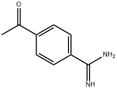 Benzenecarboximidamide, 4-acetyl- (9CI) Struktur