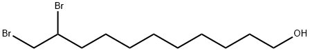 10,11-Dibromoundecane-1-ol Struktur