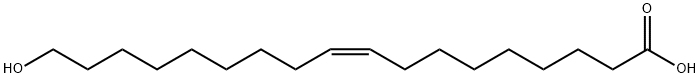 9-Octadecenoic acid, 18-hydroxy-, (9Z)- Struktur