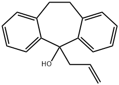 5-allyl-10,11-dihydro-5H-dibenzo[a,d]cyclohepten-5-ol Struktur