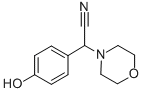 2-(4-HYDROXYPHENYL)-2-MORPHOLINOACETONITRILE Struktur