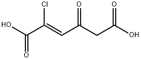 2-chloromaleylacetate Struktur