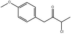 3-CHLORO-1-(4-METHOXYPHENYL)BUTAN-2-ONE Struktur