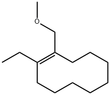 (2-Ethyl-1-cyclodecen-1-yl)methyl(methyl) ether Struktur