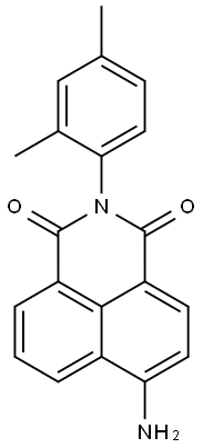 6-氨基-2-(2,4-二甲苯基)-1H-苯并[DE]異喹啉-1,3(2H)-二酮 結(jié)構(gòu)式