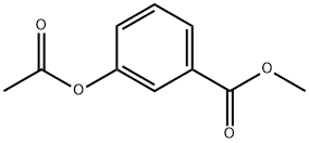 3-Acetoxybenzoic acid methyl ester Struktur