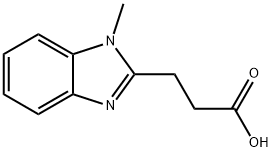 3-(1-METHYL-1H-BENZOIMIDAZOL-2-YL)-PROPIONIC ACID Struktur