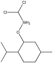 Dichloro[(p-menth-3-yl)oxy](methyl)silane Struktur