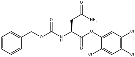 N2-[(Benzyloxy)carbonyl]-L-asparagine 2,4,5-trichlorophenyl ester Struktur