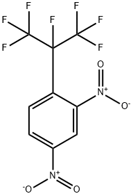 2,4-DINITRO(HEPTAFLUOROISOPROPYL)BENZENE Struktur