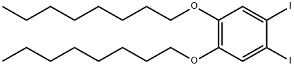 1,2-Diiodo-4,5-di-n-octyloxybenzene Struktur