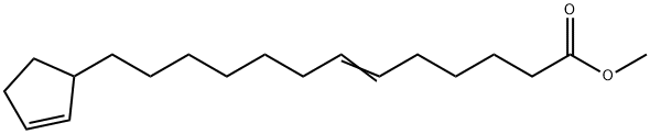 13-(2-Cyclopenten-1-yl)-6-tridecenoic acid methyl ester Struktur