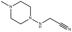 Acetonitrile, [(4-methyl-1-piperazinyl)amino]- (8CI) Struktur