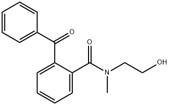 2-benzoyl-N-(2-hydroxyethyl)-N-methylbenzamide  Struktur