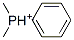 dimethyl-phenyl-phosphanium Struktur