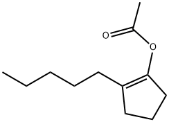 2-Pentyl-1-cyclopenten-1-ol acetate Struktur