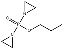 Bis(1-aziridinyl)phosphinic acid propyl ester Struktur