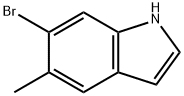 6-BROMO-5-METHYLINDOLE Struktur