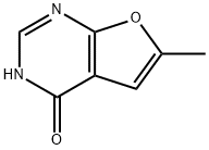 Furo[2,3-d]pyrimidin-4(3H)-one, 6-methyl- (8CI) Struktur