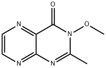 4(3H)-Pteridinone, 3-methoxy-2-methyl- Struktur