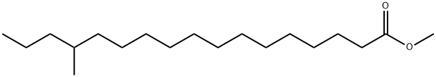 14-Methylheptadecanoic acid methyl ester Struktur