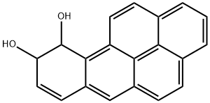 9,10-dihydro-9,10-dihydroxybenzo(a)pyrene Struktur