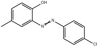 2-[(4-Chlorophenyl)azo]-4-methylphenol Struktur