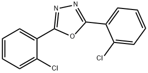 2,5-Bis(2-chlorophenyl)-1,3,4-oxadiazole Struktur