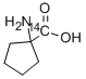 AMINOCYCLOPENTANE-1-CARBOXYLIC ACID, 1-[CARBOXYL-14C] Struktur