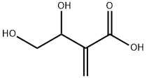 3,4-Dihydroxy-2-methylenebutyric acid Struktur