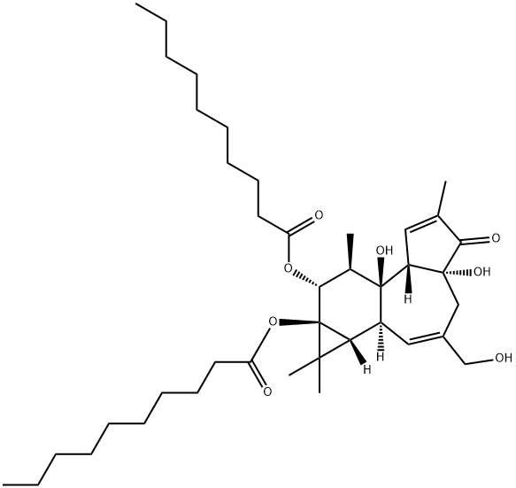 PHORBOL 12,13-DIDECANOATE Struktur