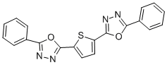 2,2'-THIENE-2,5-DIYLBIS(5-PHENYL-1,3,4-OXADIAZOLE) Struktur