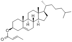 5-CHOLESTEN-3BETA-OL 3-CROTONATE Struktur