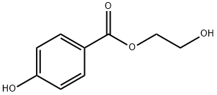 4-HYDROXYBENZOIC ACID 2-HYDROXYETHYL ESTER Struktur