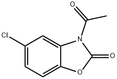 3-Acetyl-5-chlorobenzoxazol-2(3H)-one Struktur