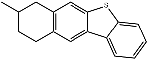 7,8,9,10-Tetrahydro-8-methylbenzo[b]naphtho[2,3-d]thiophene Struktur