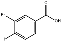 3-bromo-4-iodobenzoic acid Struktur