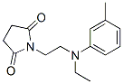 1-[2-[ethyl(m-tolyl)amino]ethyl]pyrrolidine-2,5-dione Struktur