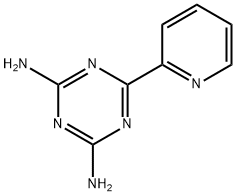 6-(2-Pyridyl)-1,3,5-triazine-2,4-diamine Struktur