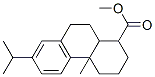 1,4a-dimethyl-7-propan-2-yl-2,3,4,9,10,10a-hexahydrophenanthrene-1-carboxylic acid Struktur