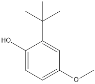 丁基羥基茴香醚 結構式