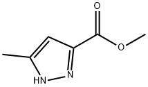 5-METHYL-1H-PYRAZOLE-3-CARBOXYLIC ACID METHYL ESTER Struktur