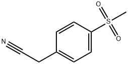 4-(甲基磺?；?苯乙腈 結(jié)構(gòu)式