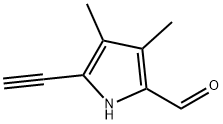 1H-Pyrrole-2-carboxaldehyde, 5-ethynyl-3,4-dimethyl- (9CI) Struktur